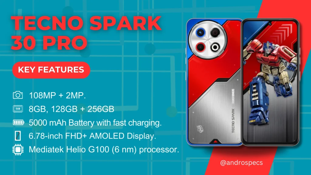 Tecno Spark 30 pro