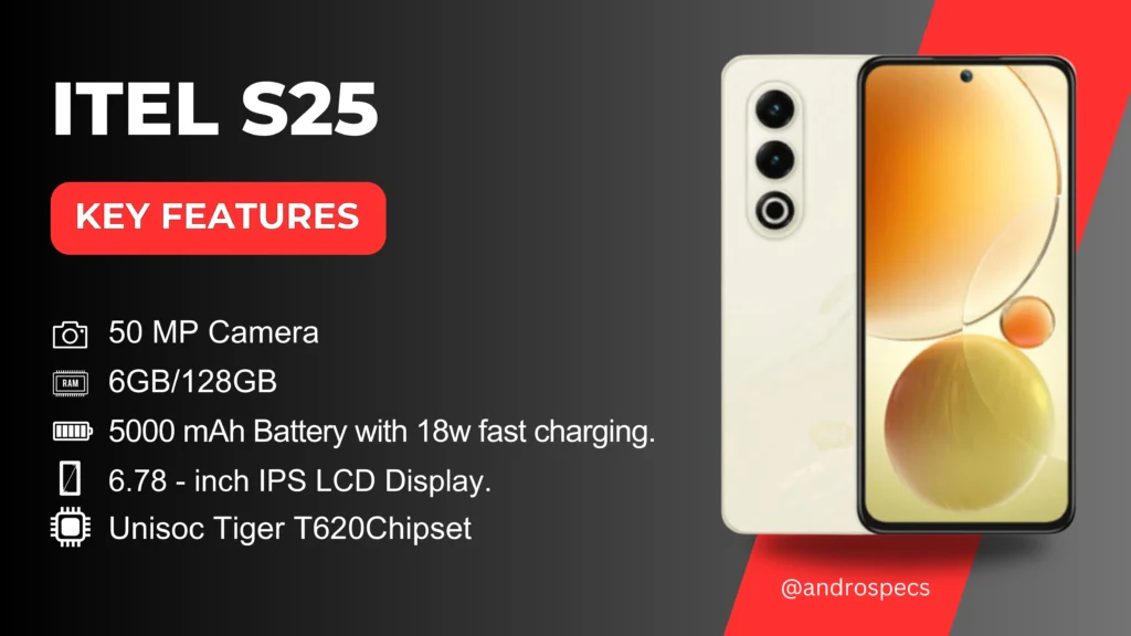 Itel S25 Specifications