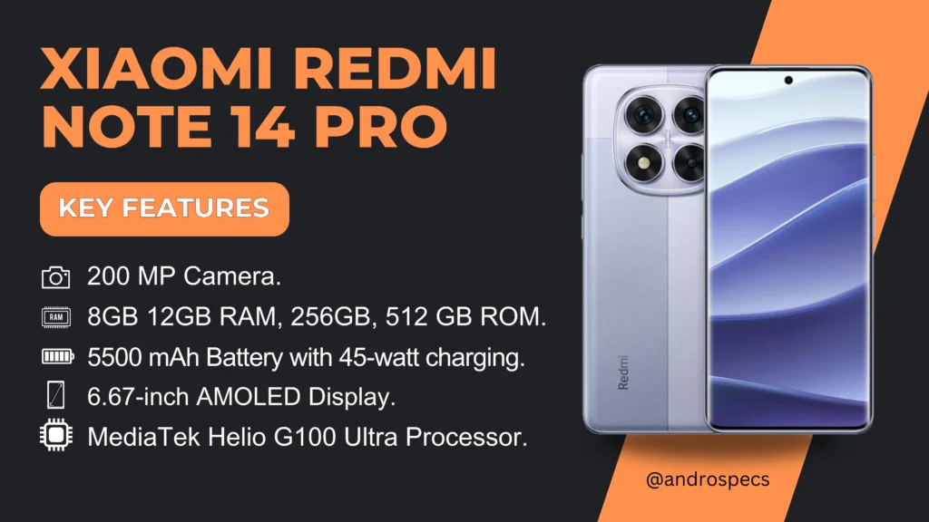 Redmi Note 14 Pro Price in Pakistan