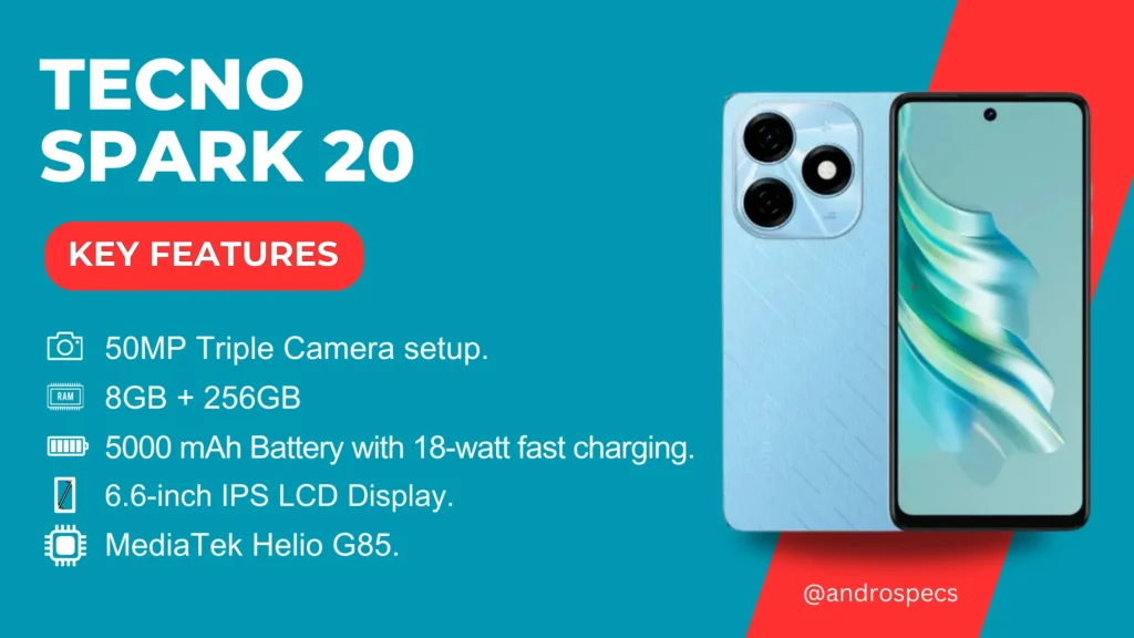 Tecno Spark 20 Price in Pakistan