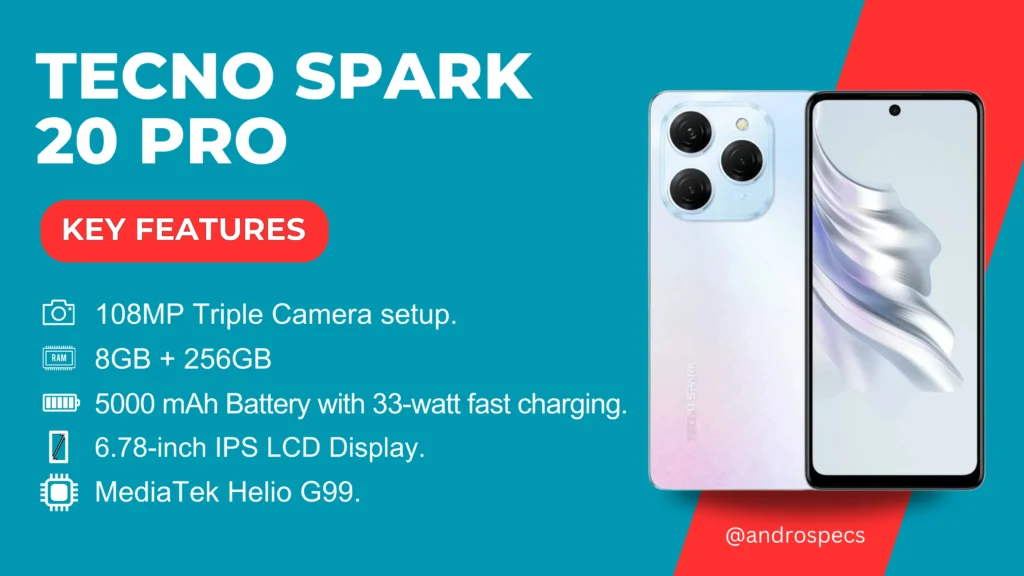 Tecno Spark 20 Pro Price in Pakistan